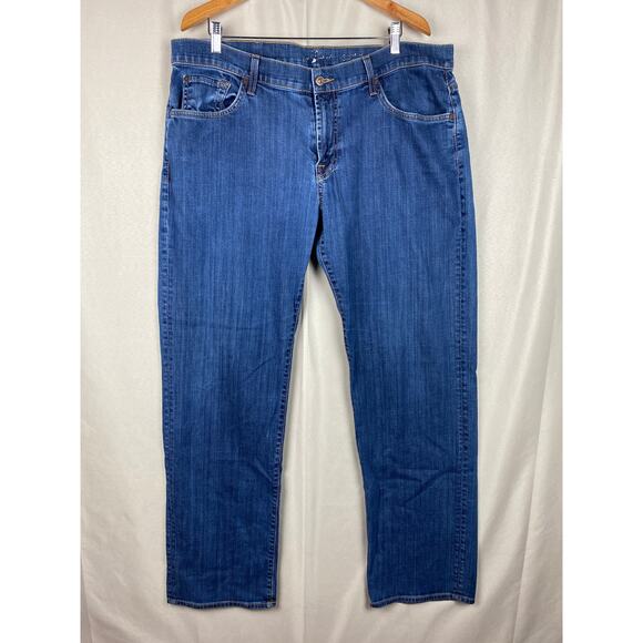 Seven For All Mankind Austyn Denim Jeans Mens sz 40 x 32 Straight Fit Pants - Picture 1 of 11
